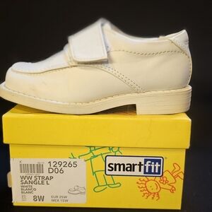 Smartfit Kids Cream Strap Dress Shoes